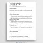 Free ATS-Friendly Resume Template - Emily - Career Reload