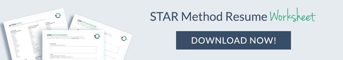 How to Write a Resume Using the STAR Method