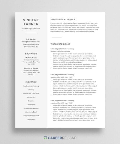 free help with resume writing