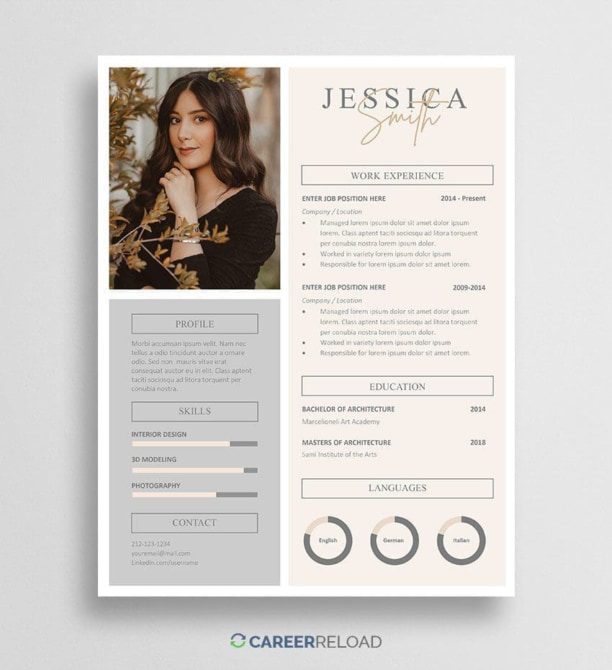 Free PowerPoint Resume Templates - Career Reload