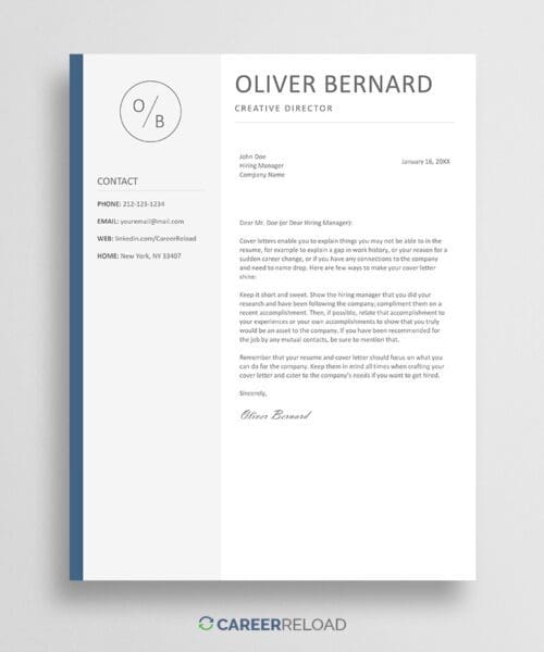 Free Resources: Download Free Resume Templates, Cover Letters